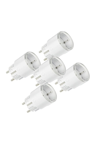 Shelly Priză inteligentă Plug S Mtr Gen3 12A pentru casă, set de 5, sigură