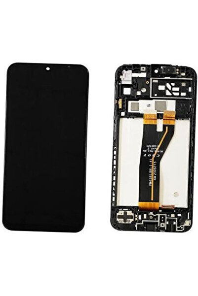 Samsung Οθόνη με μηχανισμό αφής και πλαίσιο για A145F (Μαύρο) Κωδικός: GH82-3...