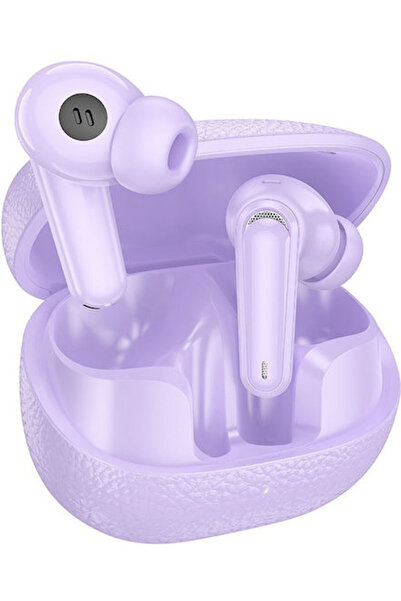 hoco. Hoco EQ23 Ενδοωτικά Ακουστικά Bluetooth Handsfree με Θήκη Φόρτισης Μωβ
