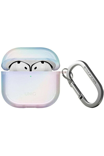 uniq Θήκη Σιλικόνης με Γάντζο Holo Quartz για Apple AirPods 4