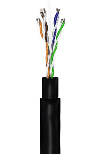 goobay U/UTP Cat.6 Καλώδιο Gigabit Ethernet Ατερματισμένο 305μ Μαύρο Κωδικός:...