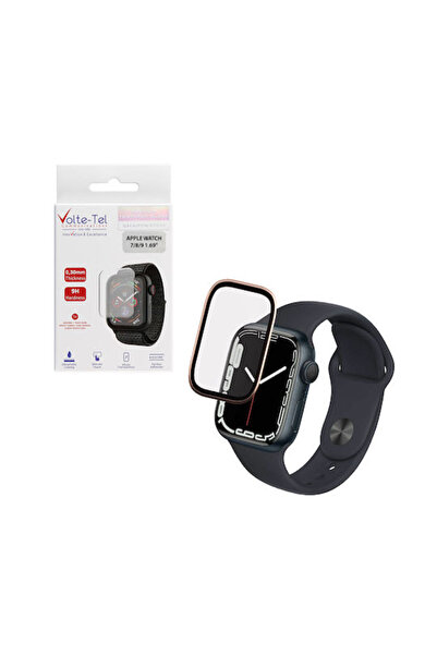 Other Volte-tel Σκληρυμένο Γυαλί Apple Watch 7 8 9 41mm 3D Καμπύλο Αλουμίνιο ...