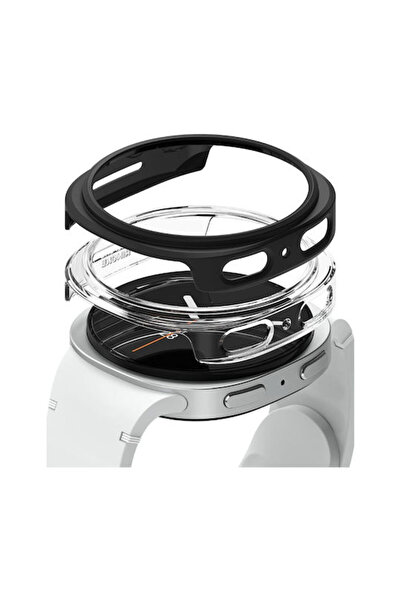 Ringke Λεπτό σετ 2 τεμαχίων για Galaxy Watch 8 9 44 χιλ. Διαφανές & Μαύρο Ματ