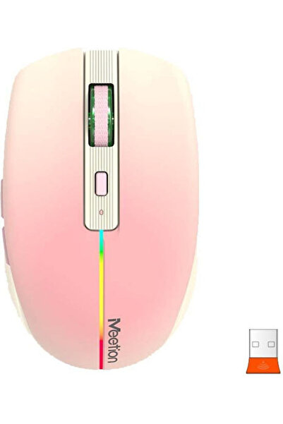 MeeTion BTM002 Ασύρματο ποντίκι Bluetooth Ροζ