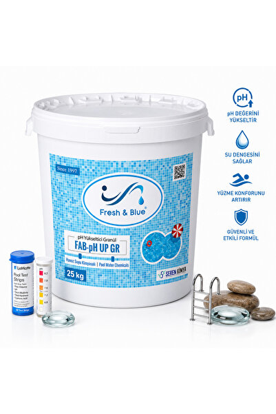 Fresh & Blue 25 Kg - Havuz Suyu Granül pH Yükseltici