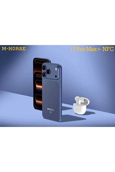 M HORSE جوال M17 برو ماكس+ WiFi 5GHz | 12GB RAM | – أداء فائق وتصميم عصري - ازرق داكن - 256 جيجا
