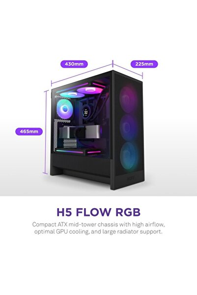 Other جهاز كمبيوتر للألعاب فائق الأداء مع معالج Ultra 5 ولوحة أم NZXT N7 Z890...