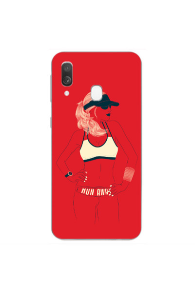 Other Samsung A40 Run away Transparent Silicone TPU Θήκη