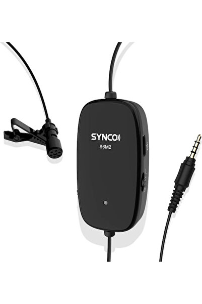 SYNCO Lav-S6M2 Πυκνωτικό Μικρόφωνο (Μικρού Διαφράγματος) Πέτου, με κλιπ για φ...
