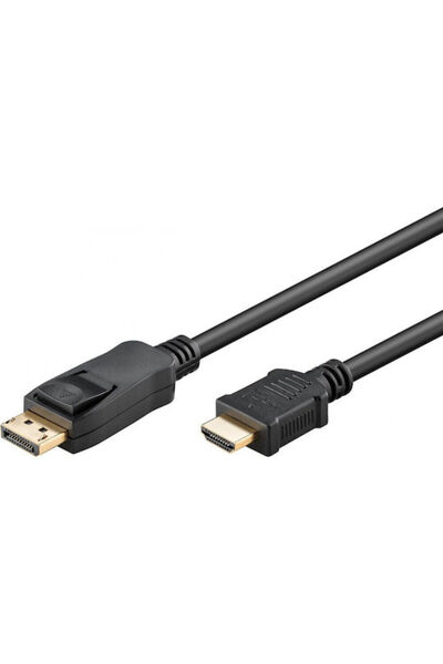 goobay Καλώδιο DisplayPort αρσενικό - HDMI αρσενικό 2μ Μαύρο (64836)