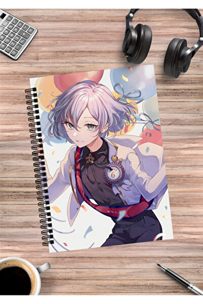 mertfigur Twisted Wonderland Anime Spiral Notebook A5 (50 Sheets)
