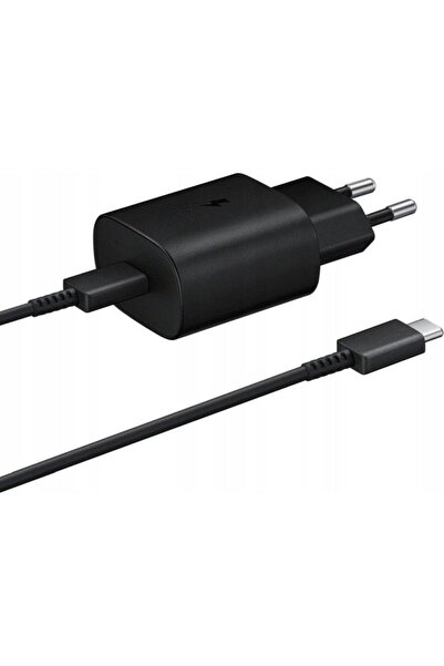 Samsung EP-TA800EBE + EP-DG980BBE 25W USB-C Charger with USB-C Cable, Bulk, B...