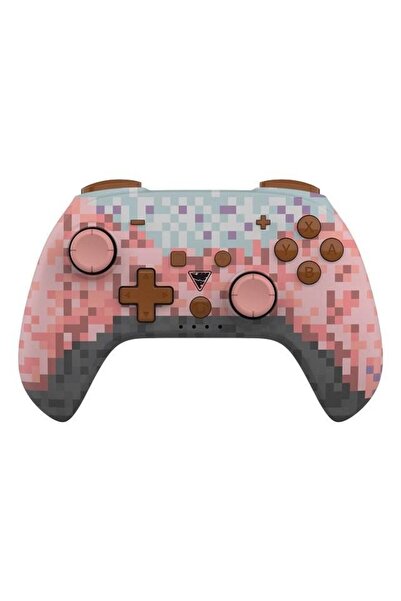 Dragonshock Controler wireless PopTop pentru Nintendo Switch/PC, Roz/Negru