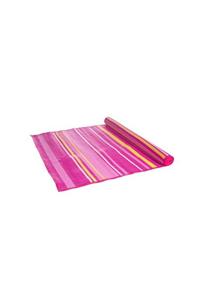 OEM Beach Mat Roll, Pink-Fuchsia with Striped, 180 x 72 cm, Modern Design