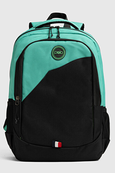 Mypolo Vigo Orthopedic Backpack Turquoise Black - Middle School, High School ...