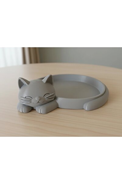 OEM Decorative Organizer with Cat Design, Small Objects Holder for Desk, Nigh...