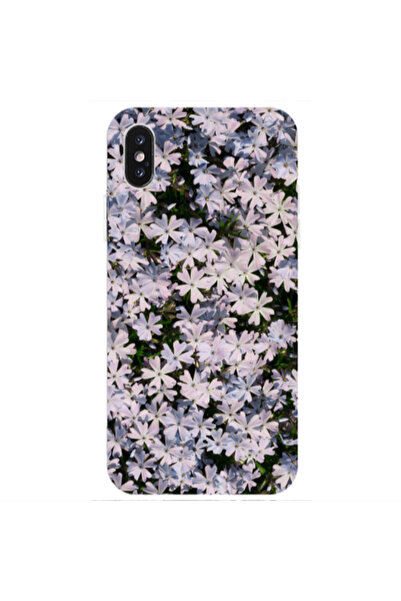 Other Apple iPhone Xs Max Flowers white Transparent Silicone TPU Θήκη