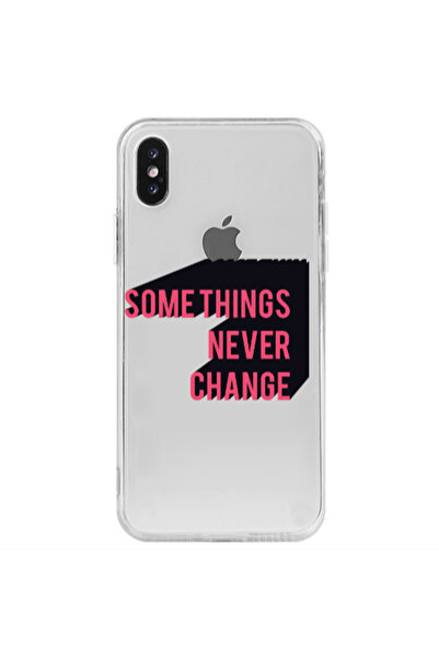 Other Apple iPhone Xs Max Somethings Never Change Transparent Silicone TPU Θήκη
