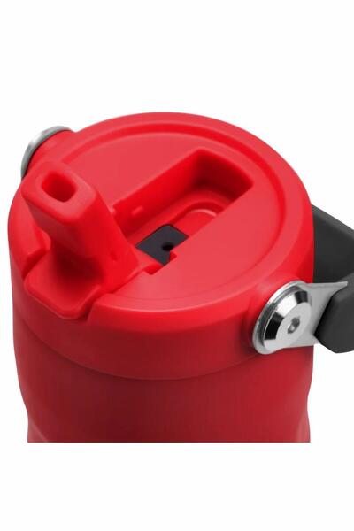 Stanley The IceFlow Flip Straw 2.0 Pipetli Termos Bardak 0,47 LT / 16Oz Kırmızı 10-12110-0211