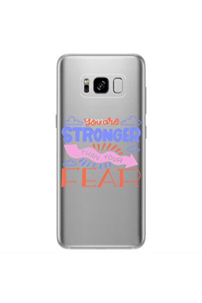 Other Samsung S8 Plus You are Stronger Transparent Silicone TPU Θήκη