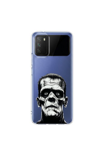 PPKin Poco M3 Compatible Horror 6 Design Transparent Case