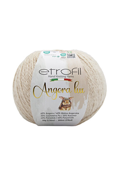 Etrofil Angora pređa za pletenje biserno siva 45% angora Lux 55% poliamid 50g...