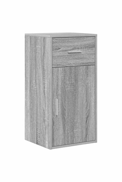vidaxl Bufet cu sertar Gri Sonoma 38 x 34 x 75 cm