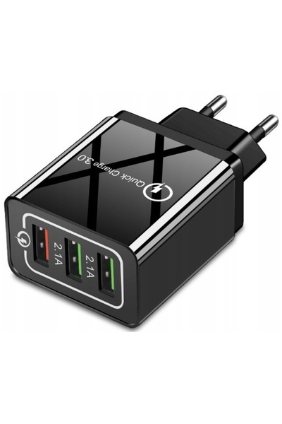 Co2 Încărcător rapid de perete 3x USB pentru telefon Samsung Quick Charge 3.0...