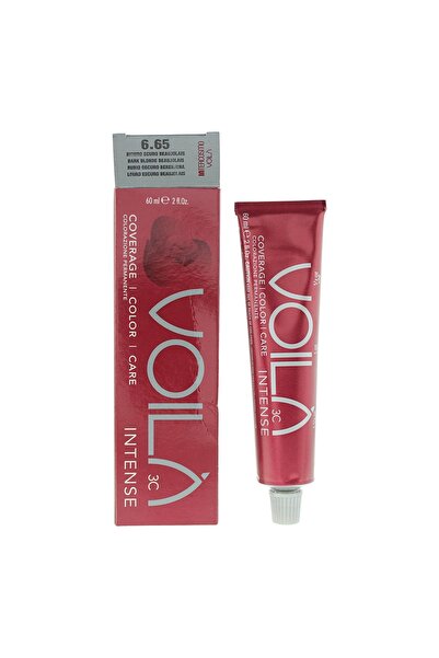 OEM Intercosmo, Voila 3C Intense, Permanent Hair Dye, 6.65 Dark Blonde Beaujo...