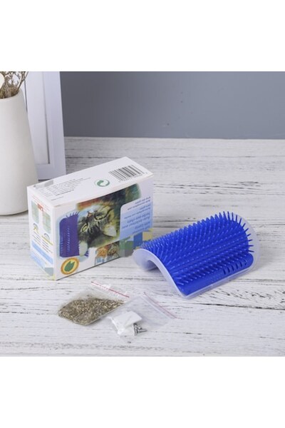 Purlov Self-massage brush for cats, Purlov, cleans fur, reduces hair, plastic