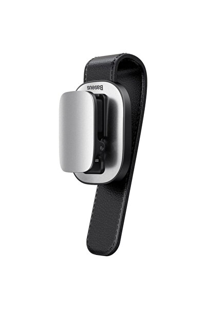 Baseus Suport auto pentru ochelari cu fixare la parasolar Platinum, Argintiu