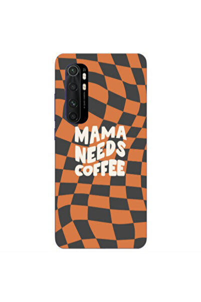 Other Xiaomi Mi Note 10 Lite Mama needs coffee Transparent Silicone TPU Θήκη