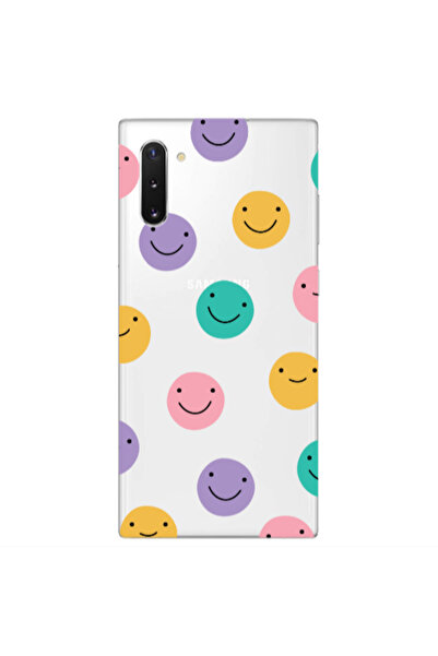 Other Samsung Note 10 Colorful smiles Transparent Silicone TPU Θήκη