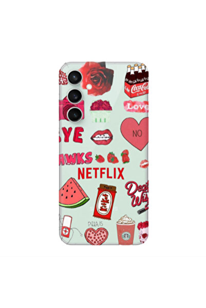 Other Samsung S24 Plus pizza is my valentine Transparent Silicone TPU Θήκη