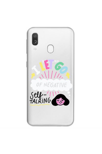 Other Samsung A40 Let go Self talking Transparent Silicone TPU Θήκη