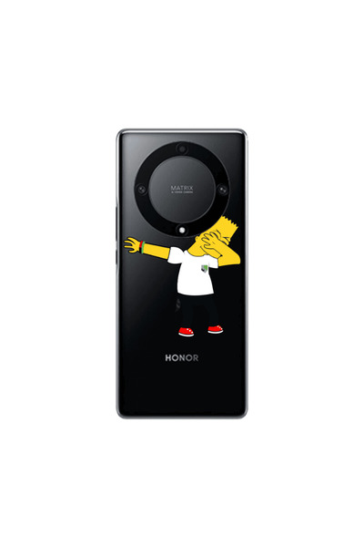 Other Honor Magic5 Lite 5G Simpsons2 Transparent Silicone TPU Θήκη