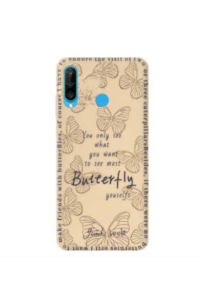 Other Huawei P30 Lite You Only See Transparent Silicone TPU Θήκη