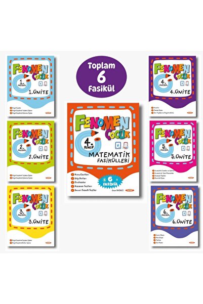 Fenomen Yayıncılık Fenomen Çocuk 4.Sınıf Matematik Fasikülleri