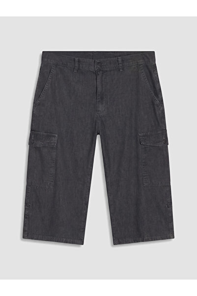 LC Waikiki Nevavm Regular Fit Men's Jean Shorts with Difference