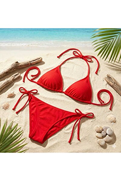 Mojomylife Ribana Kırmızı Bikini Takımı