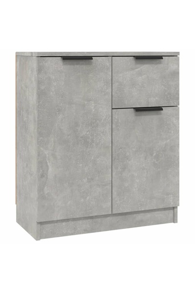 vidaxl Dulap, gri beton, 60x30x70 cm, lemn prelucrat