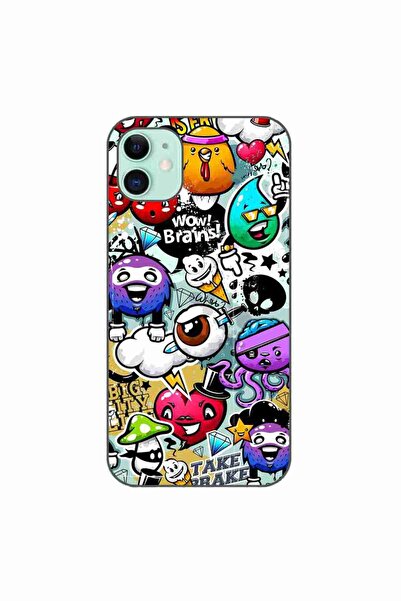 OEM Case compatible with Apple iPhone 11 Silicone Gel Tpu Pattern Pop Art Gra...