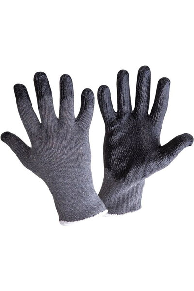 Lahti Pro Latex glove with Polyester- Cotton - 10