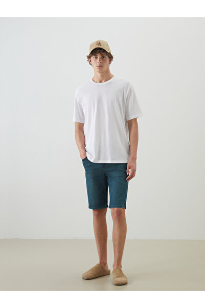 LC Waikiki Nevavm Slim Fit Men's Jean Shorts with a Difference
