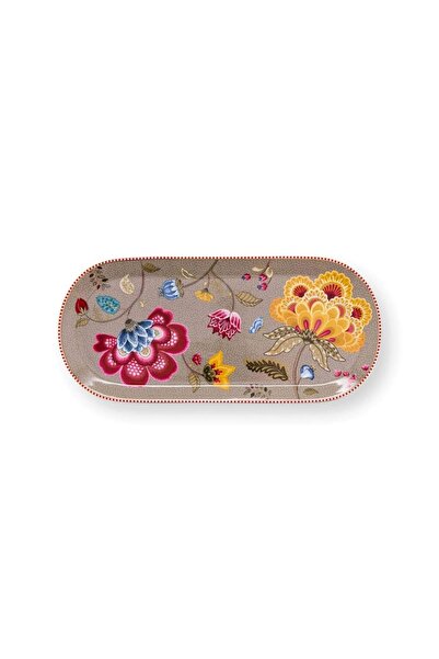 Pip Studio Порцеланова табла, Pip Studio, Каки, 33.3x15.5 см, колекция Bloomi...
