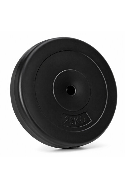 SERSIMO Disc de greutate 20 kg cu înveliș din PP și umplutură bituminoasă, di...
