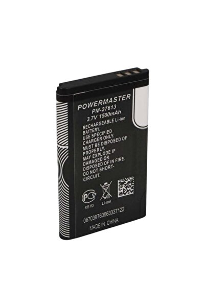 Genel Markalar PM-27613 Li-İon 3.7 Volt 1500 Mah 5.55 Wh Telsiz Batarya Pili