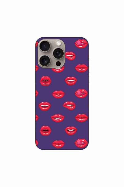 OEM Husa compatibila cu Apple iPhone 16 Pro Max Silicon Gel Tpu Model Buze Pa...