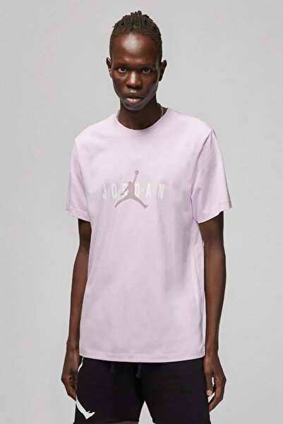 Nike Jordan Air Stretch Short Sleeve Tee Mens T-Shirt Erkek Günlük Tişört Mor