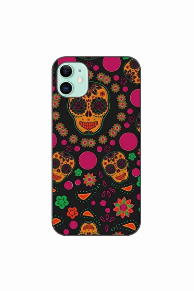 OEM Husa compatibila cu Apple iPhone 11 Silicon Gel Tpu Model Halloween Flora...